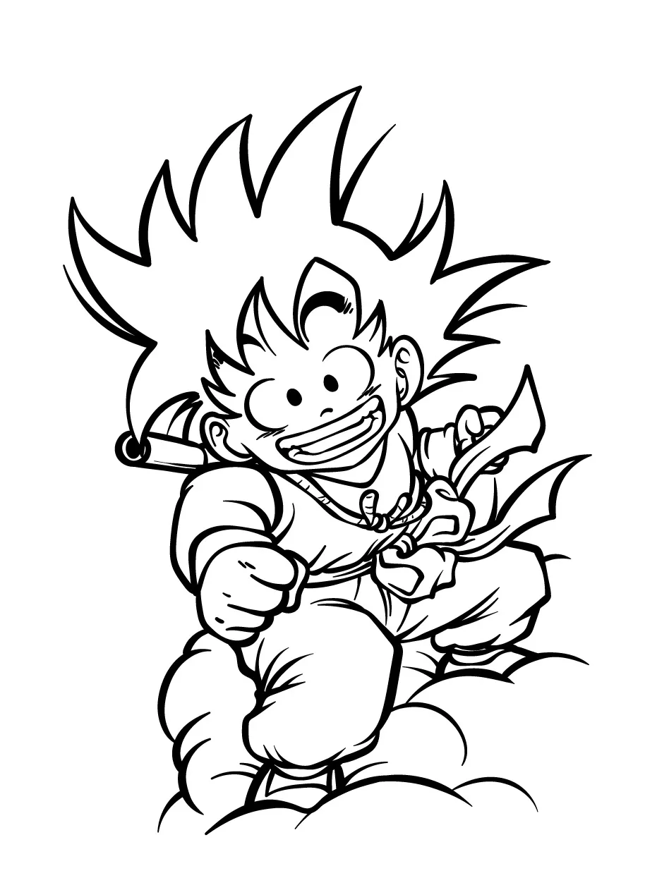 Dibujos para colorear e imprimir Dragon Ball Z