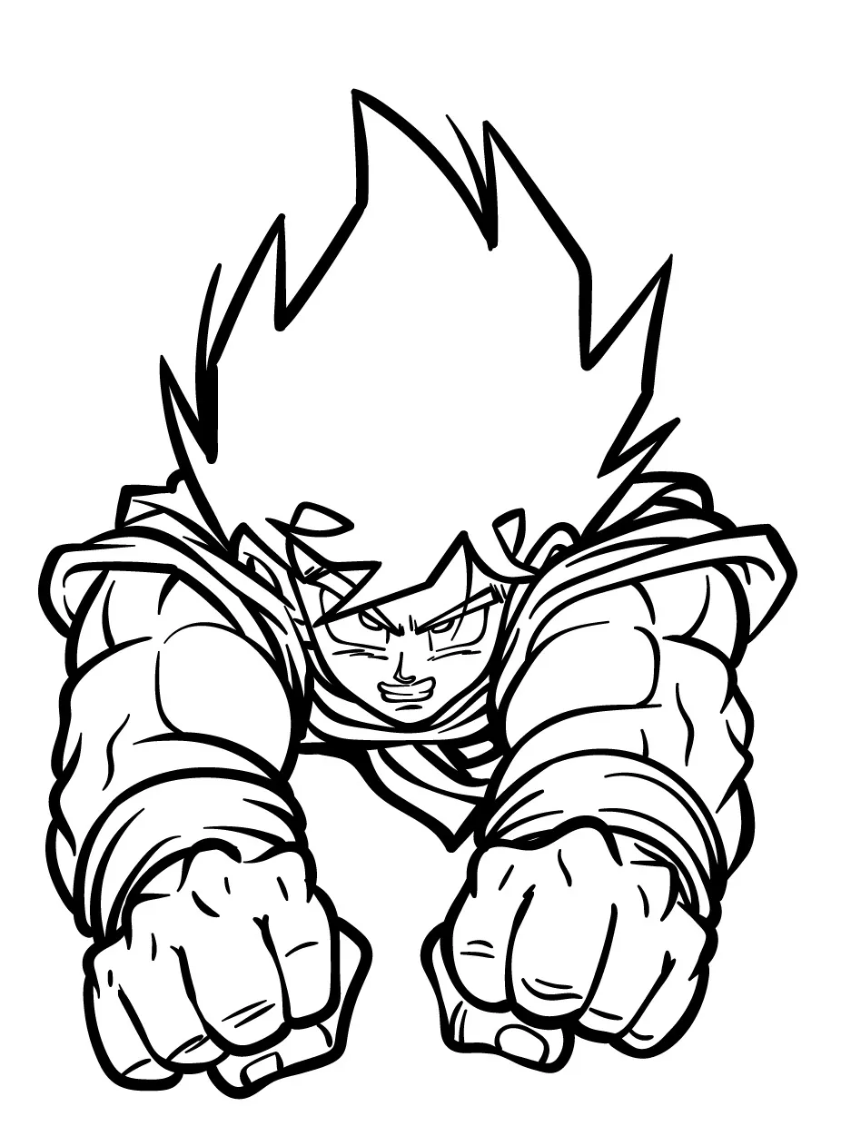 Dibujos para colorear e imprimir Dragon Ball Z