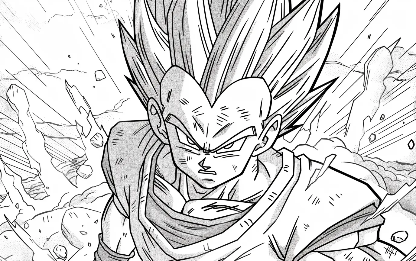 Dibujos para colorear e imprimir Dragon Ball Z