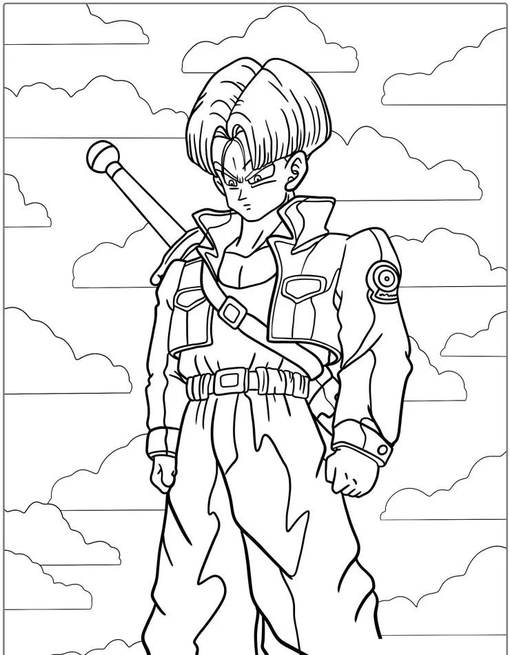 Dibujos para colorear e imprimir Dragon Ball Z