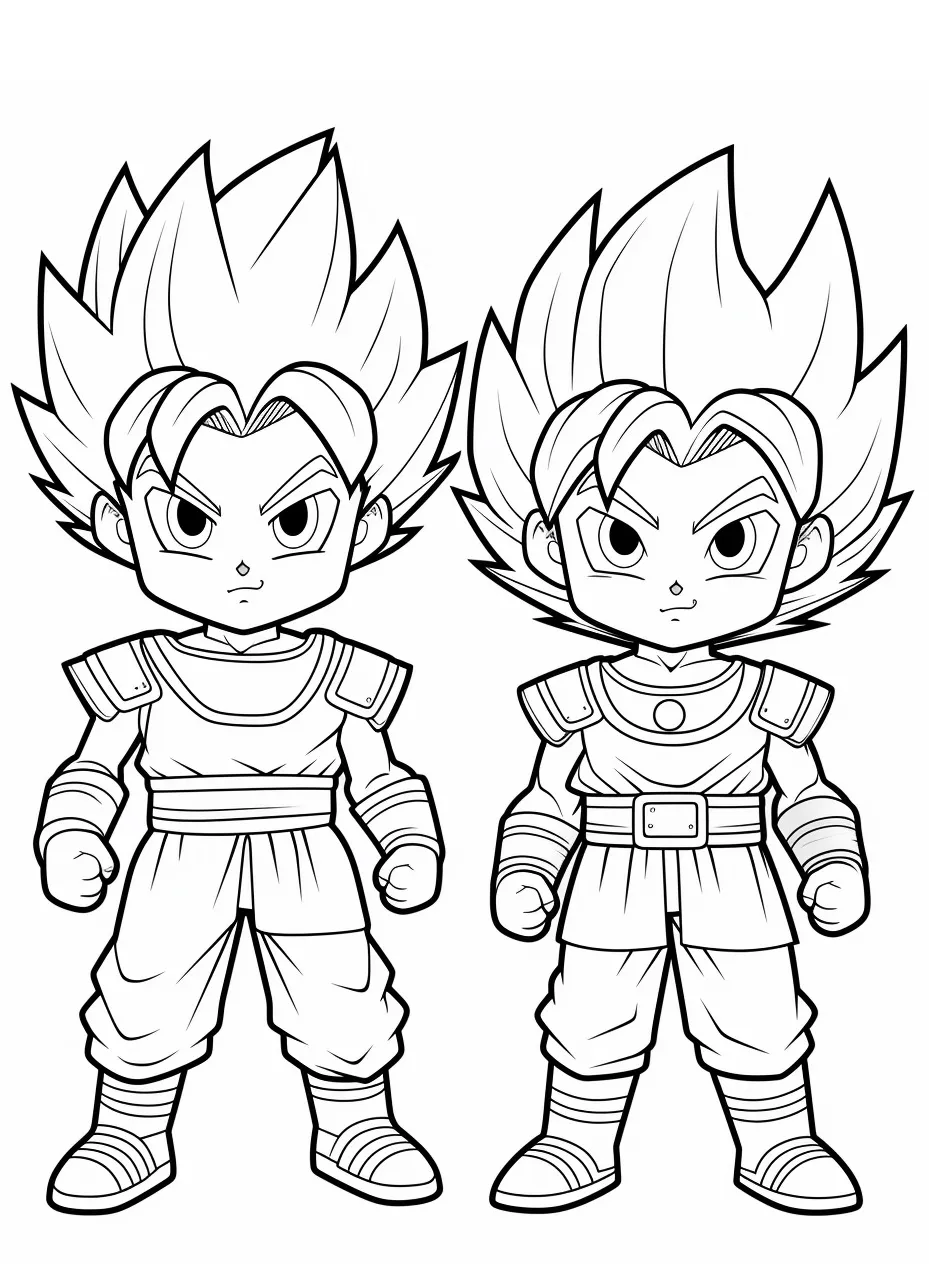 Dibujos para colorear e imprimir Dragon Ball Z