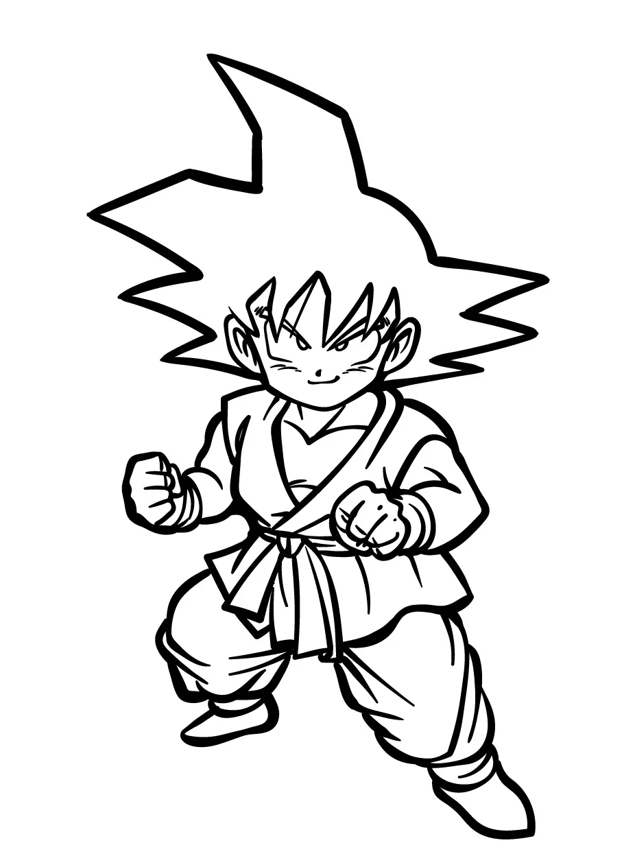 Dibujos para colorear e imprimir Dragon Ball Z