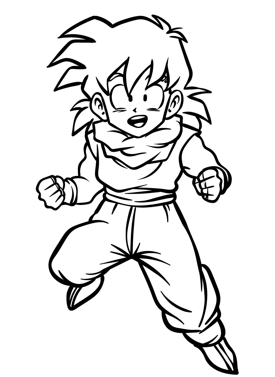 Dibujos para colorear e imprimir Dragon Ball Z