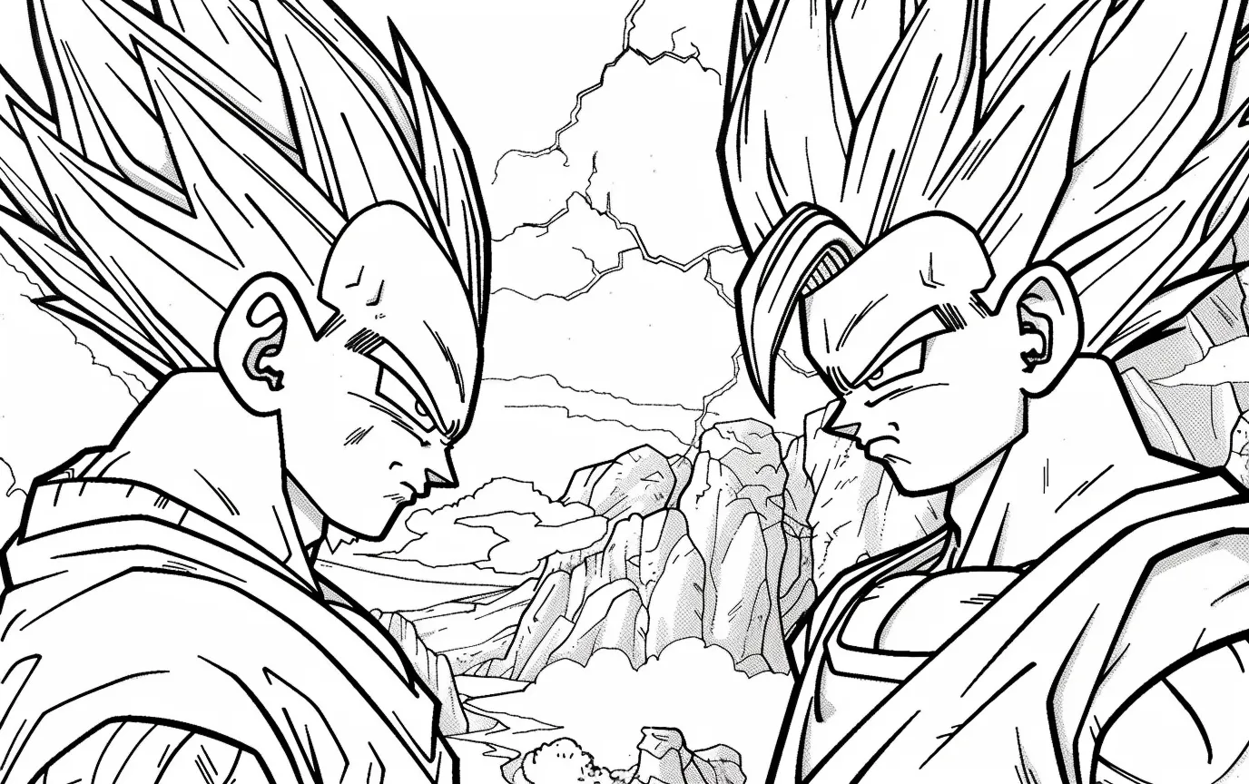 Dibujos para colorear e imprimir Dragon Ball Z