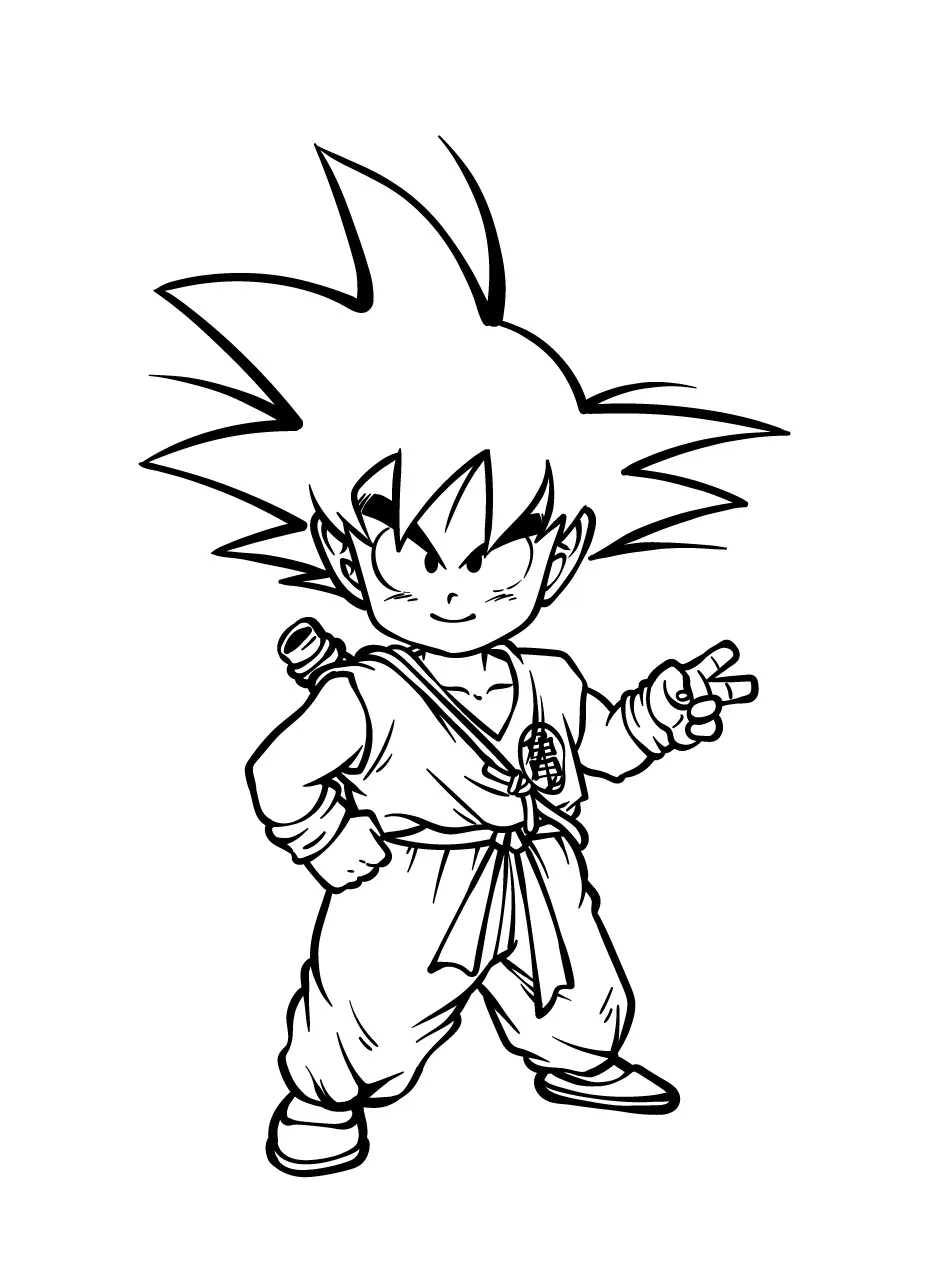 Dibujos para colorear e imprimir Dragon Ball Z