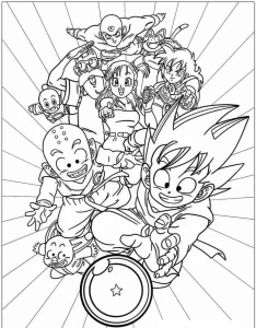 Dragon Ball Z coloring pages 37