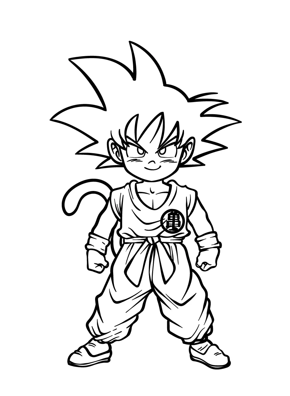 Dibujos para colorear e imprimir Dragon Ball Z