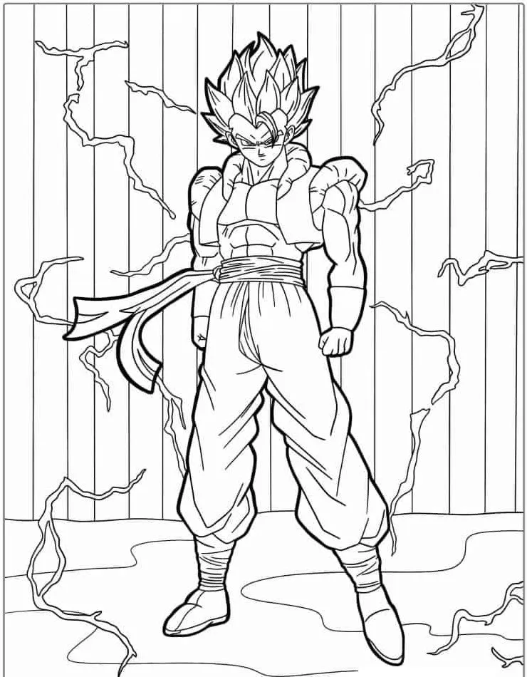 Dibujos para colorear e imprimir Dragon Ball Z