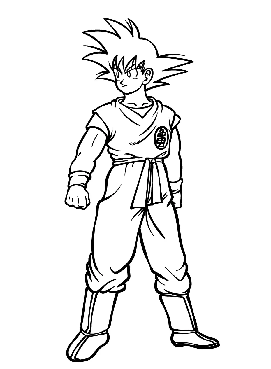 Dibujos para colorear e imprimir Dragon Ball Z