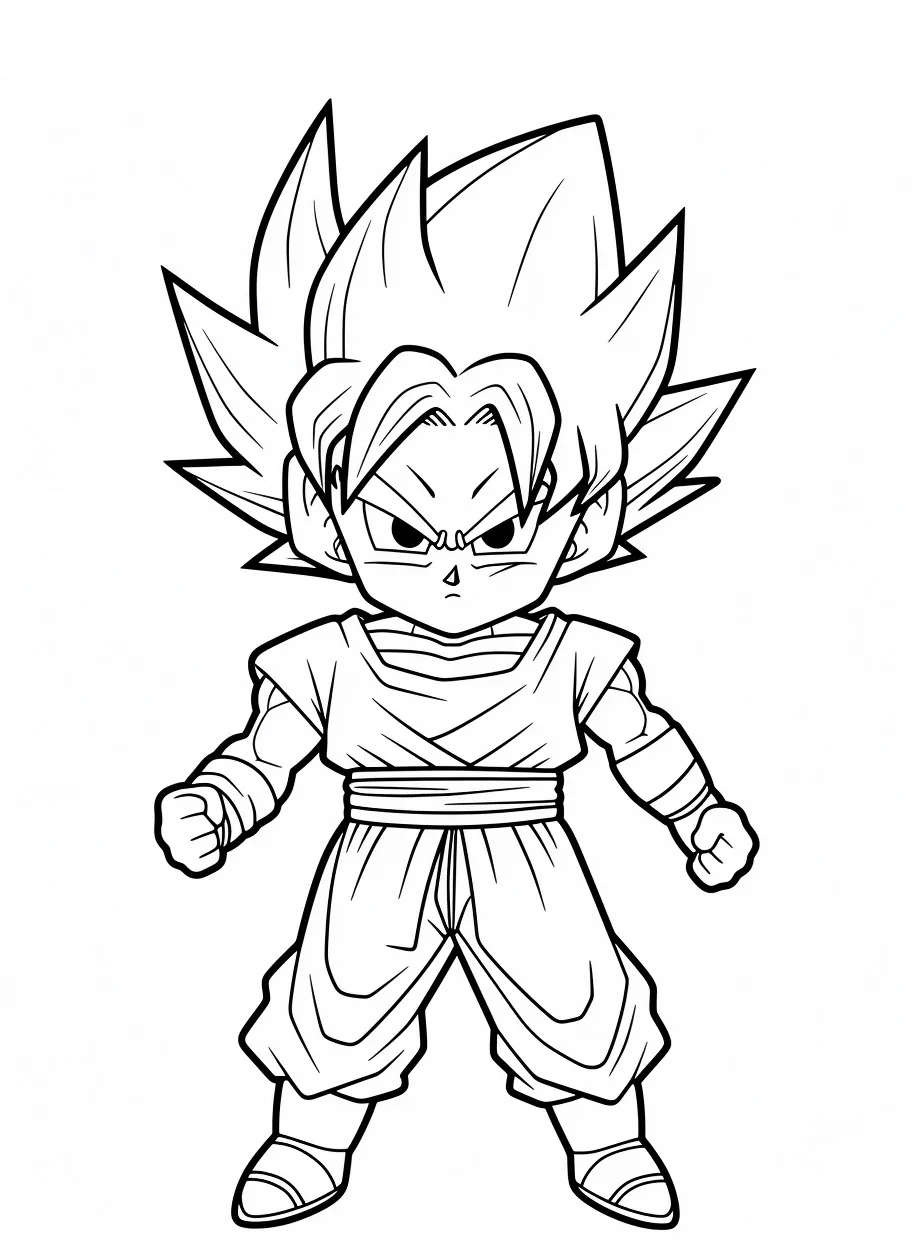 Dibujos para colorear e imprimir Dragon Ball Z