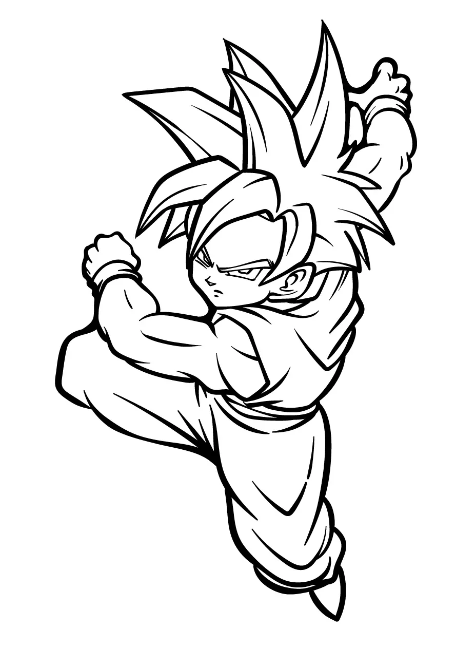 Dibujos para colorear e imprimir Dragon Ball Z