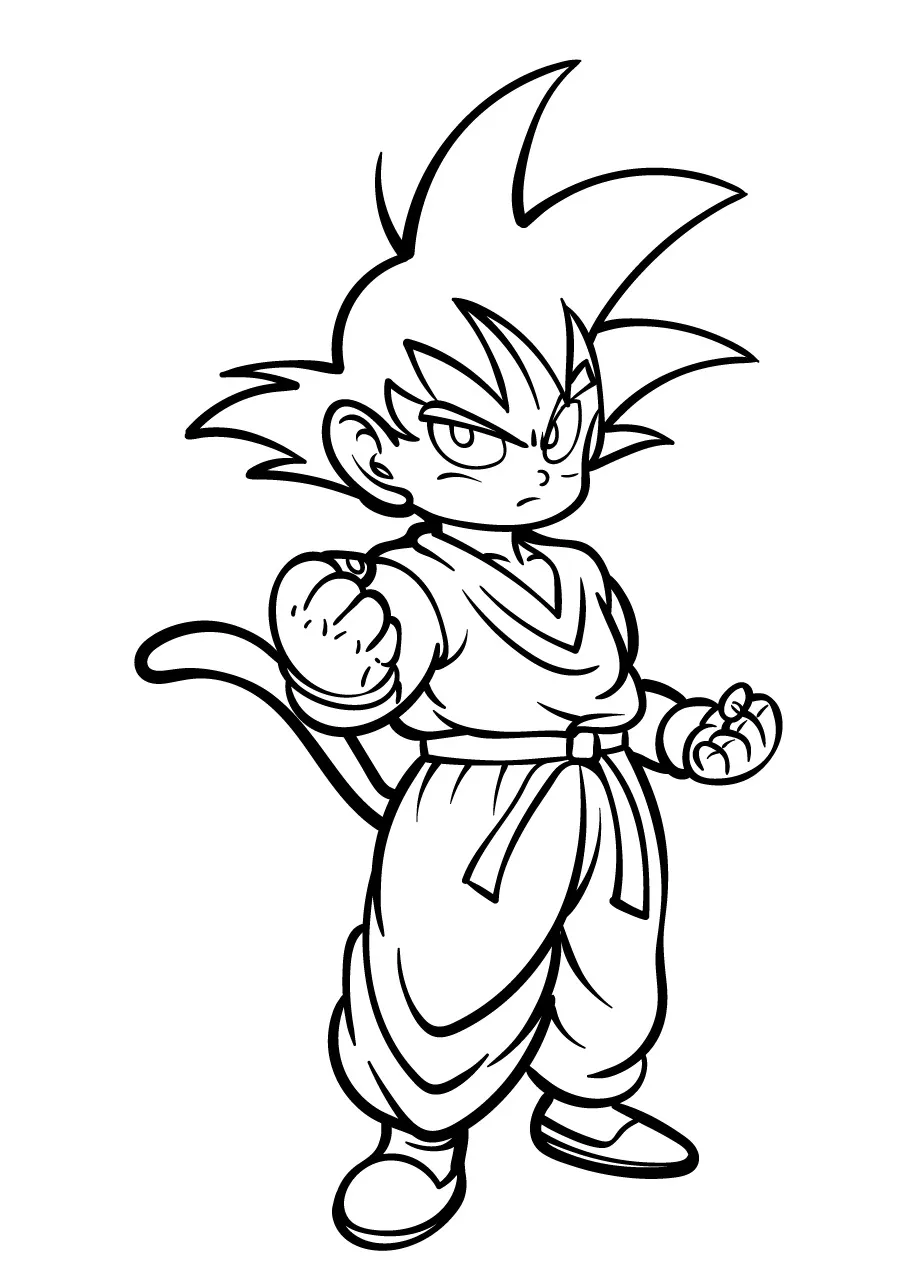 Dibujos para colorear e imprimir Dragon Ball Z