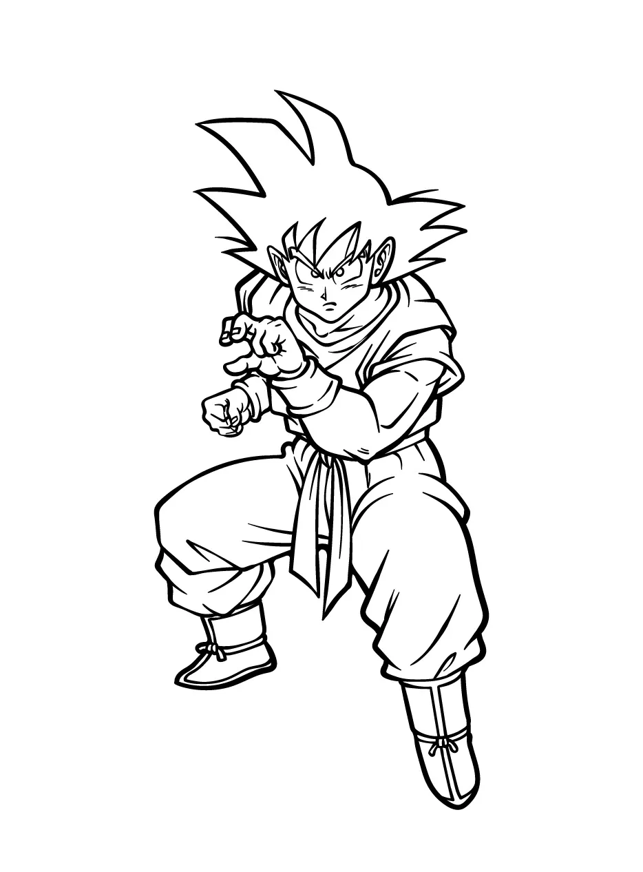 Dibujos para colorear e imprimir Dragon Ball Z