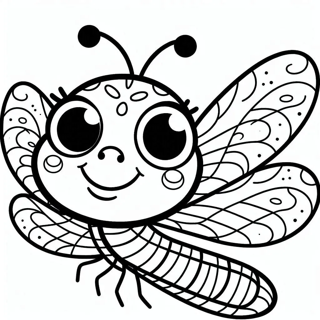 Dibujos para colorear e imprimir Dragonfly