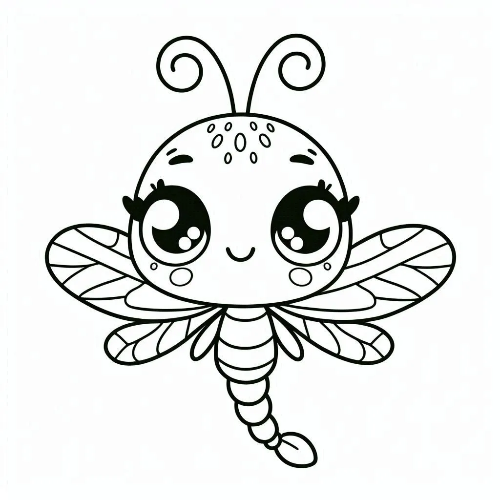 Dibujos para colorear e imprimir Dragonfly