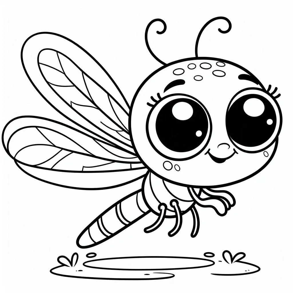 Dibujos para colorear e imprimir Dragonfly