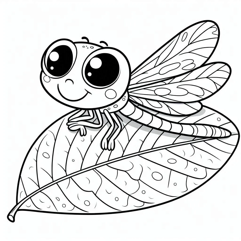 Dibujos para colorear e imprimir Dragonfly