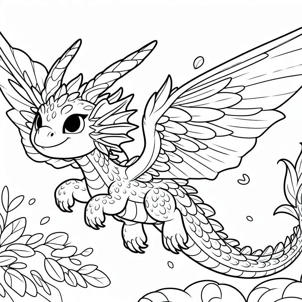 Dibujos para colorear e imprimir Dragons