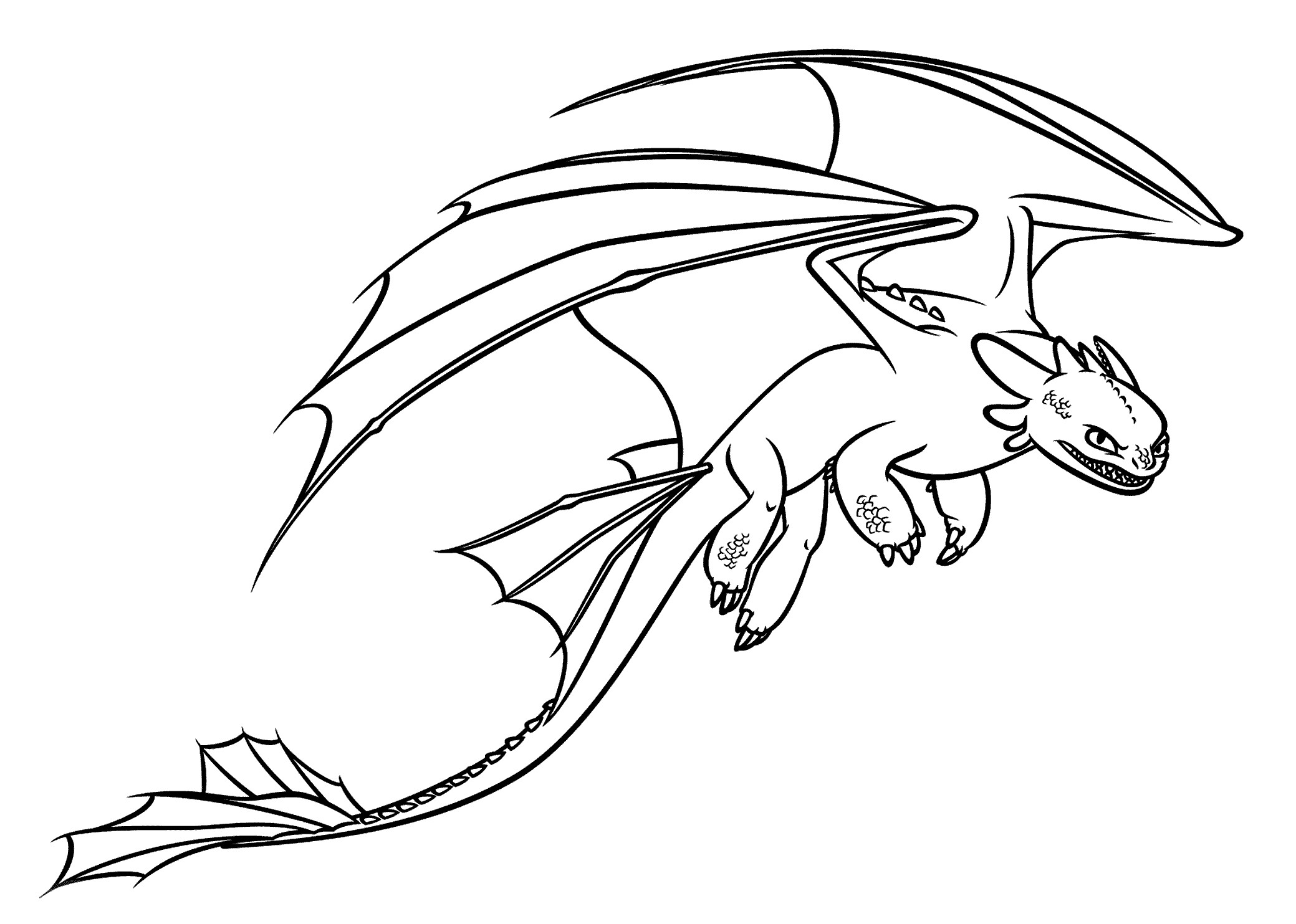 Dibujos para colorear e imprimir Dragons