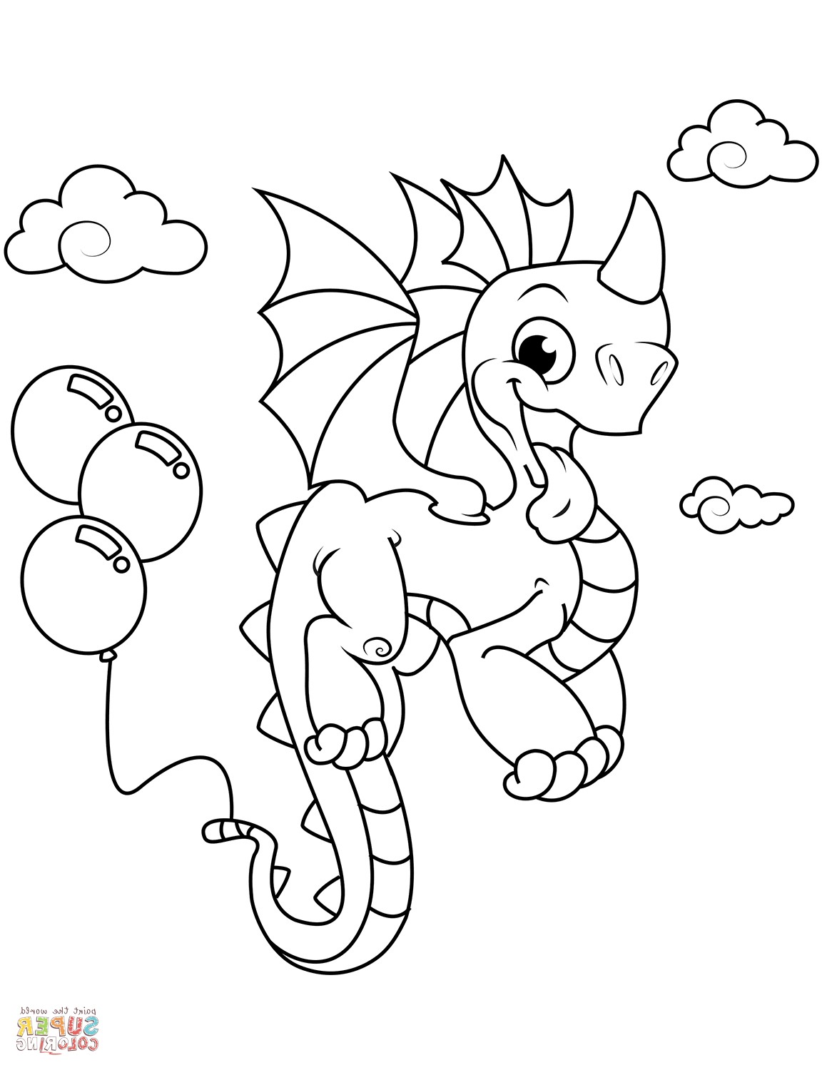 Dibujos para colorear e imprimir Dragons