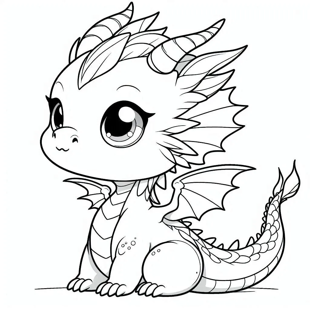 Dibujos para colorear e imprimir Dragons