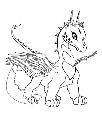 Dibujos para colorear e imprimir Dragons