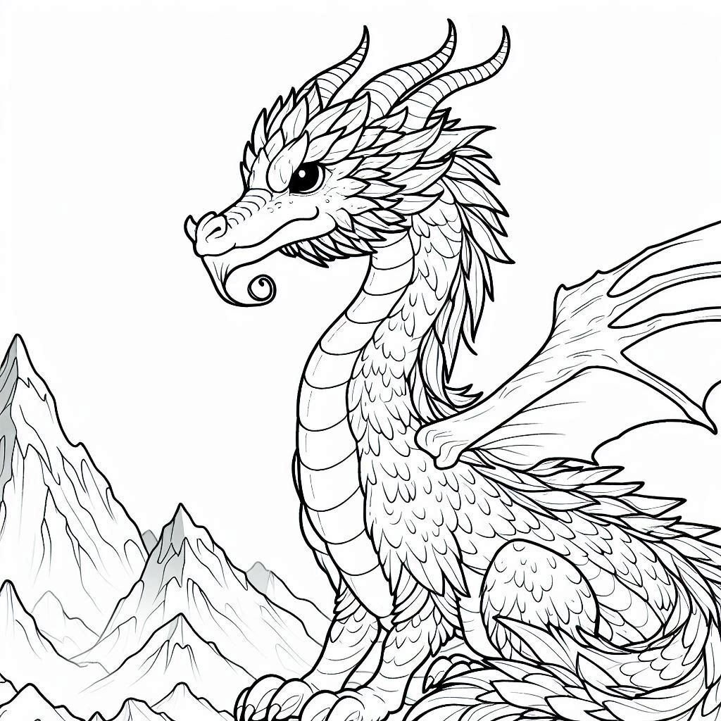 Dibujos para colorear e imprimir Dragons