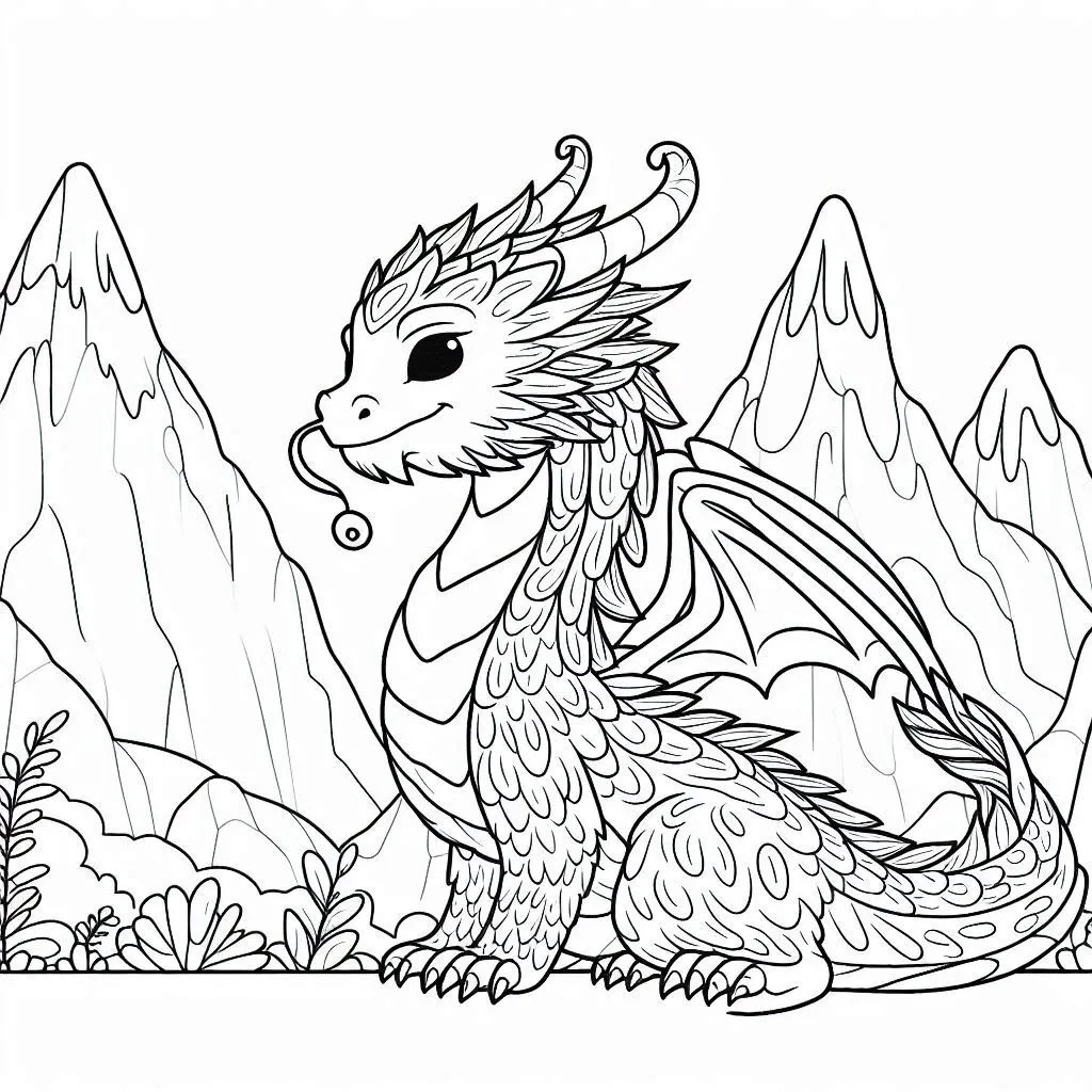 Dibujos para colorear e imprimir Dragons