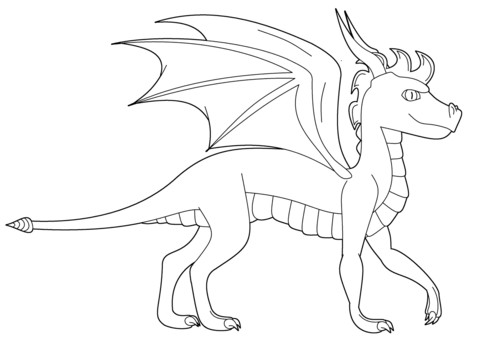 Dibujos para colorear e imprimir Dragons