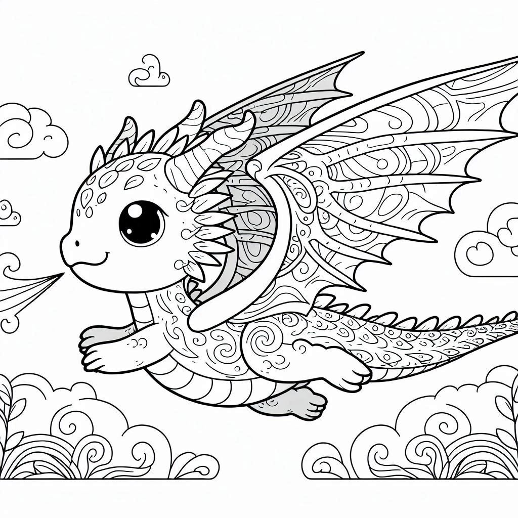 Dibujos para colorear e imprimir Dragons