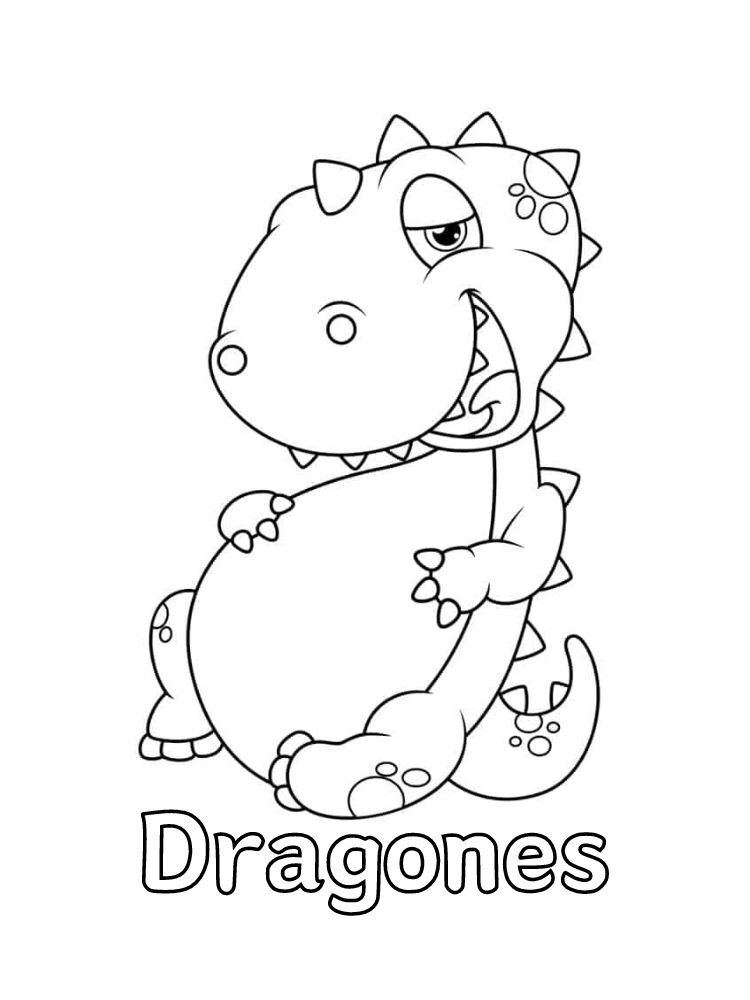 Dibujos para colorear e imprimir Dragons