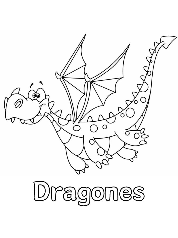 Dibujos para colorear e imprimir Dragons