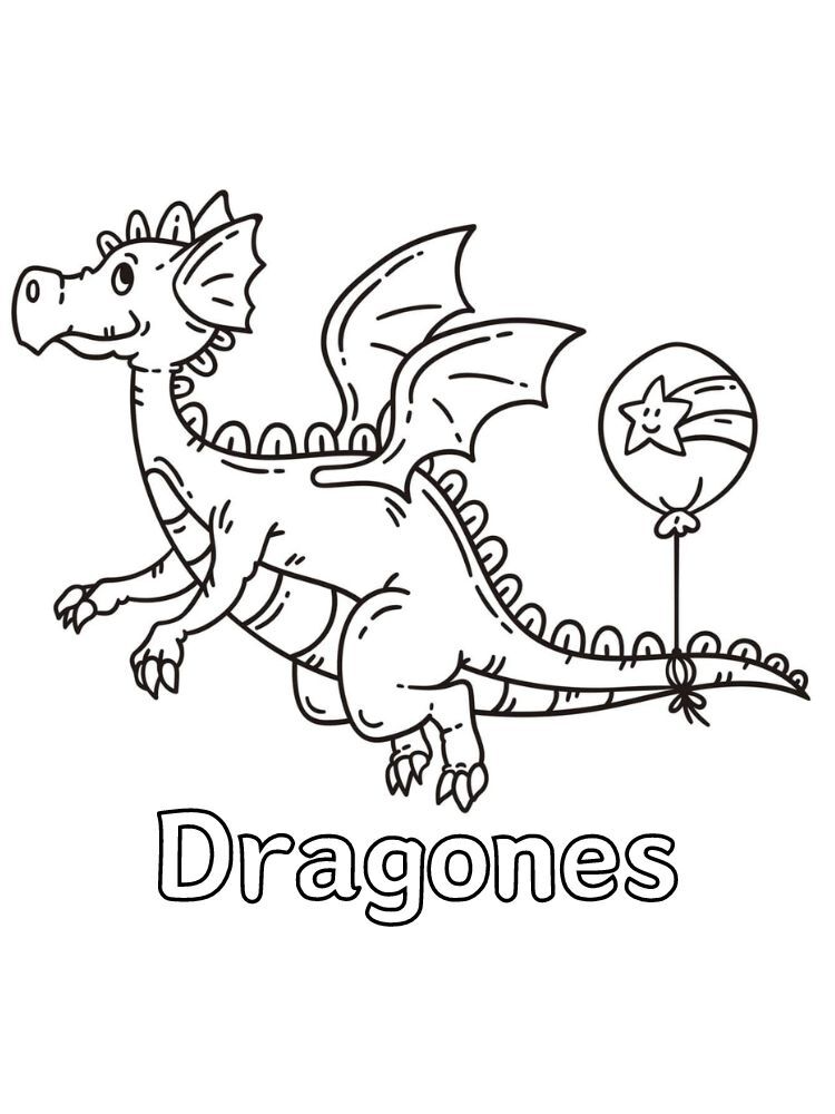 Dibujos para colorear e imprimir Dragons