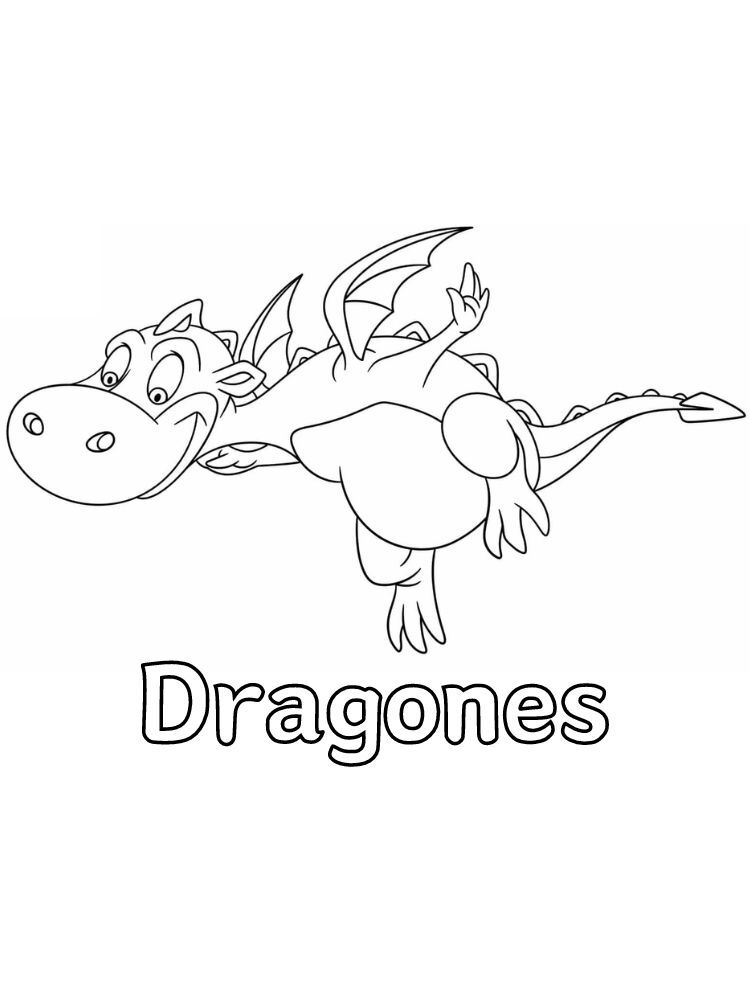 Dibujos para colorear e imprimir Dragons