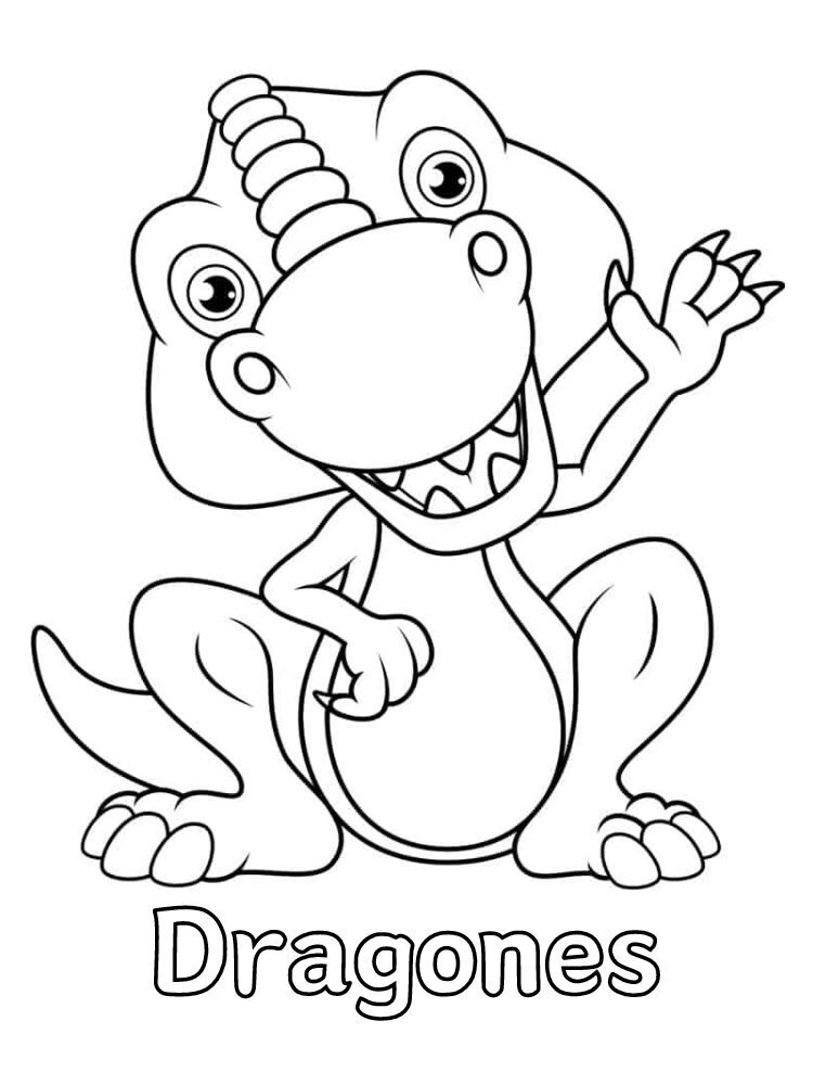 Dibujos para colorear e imprimir Dragons