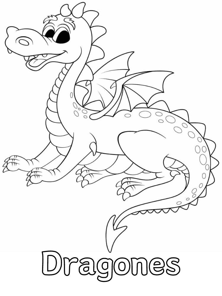 Dibujos para colorear e imprimir Dragons