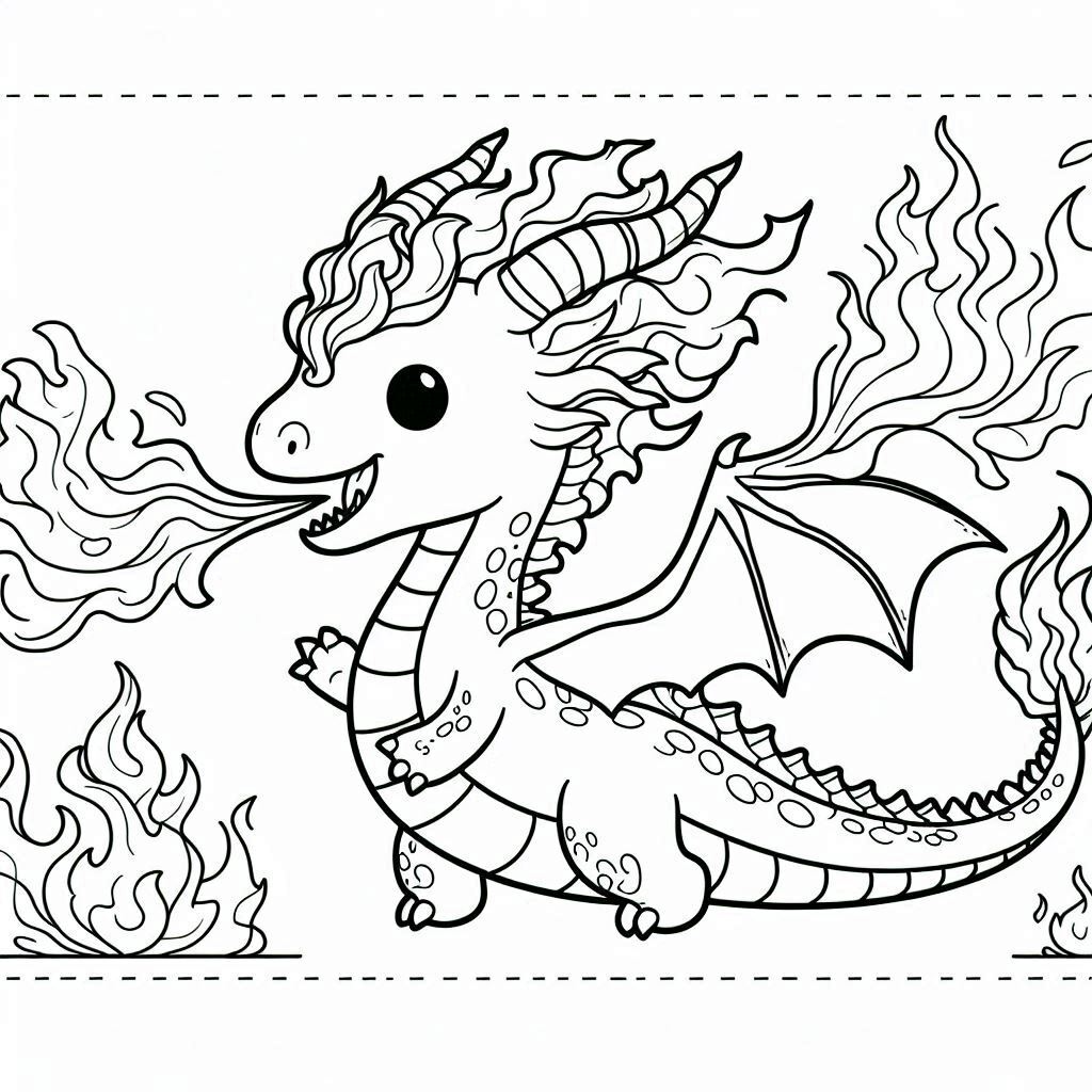 Dibujos para colorear e imprimir Dragons