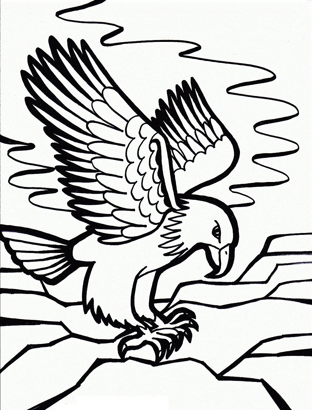 Dibujos para colorear e imprimir Eagles