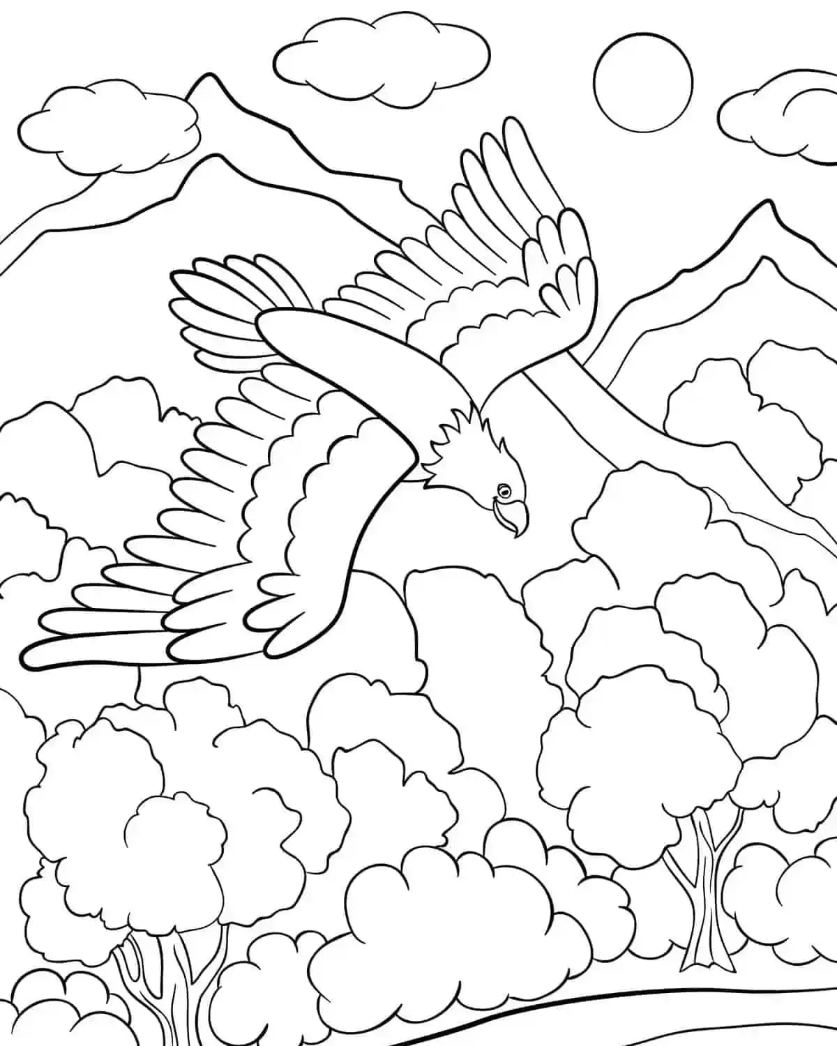 Dibujos para colorear e imprimir Eagles