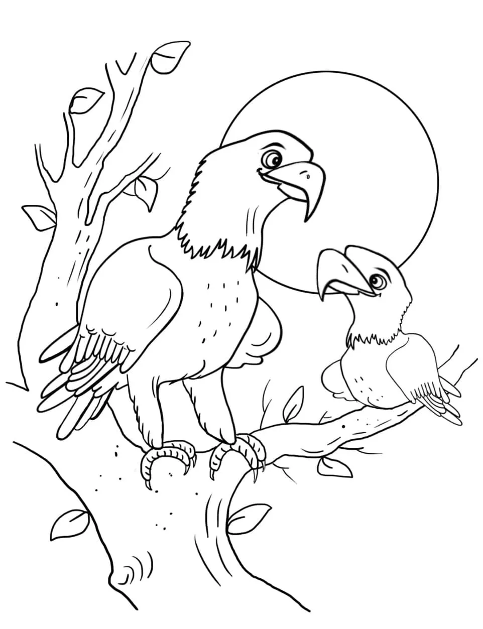 Dibujos para colorear e imprimir Eagles