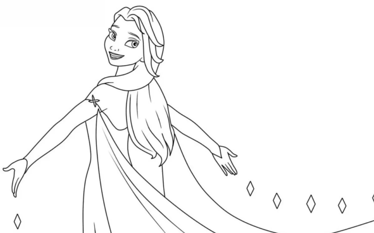 Dibujos para colorear e imprimir Elsa