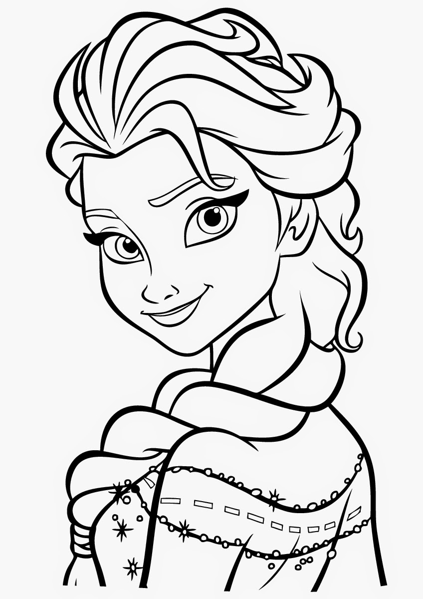 Dibujos para colorear e imprimir Elsa