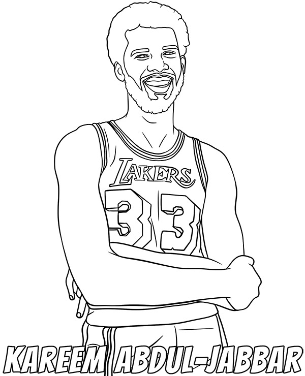 Dibujos para colorear e imprimir Famous Athletes