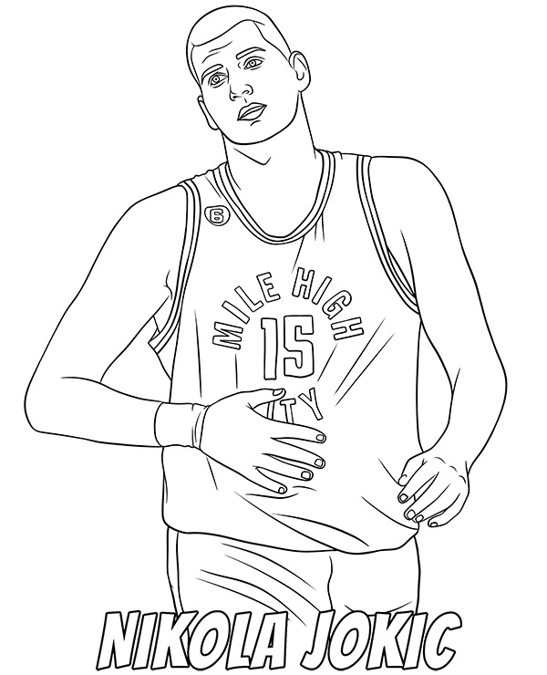 Dibujos para colorear e imprimir Famous Athletes