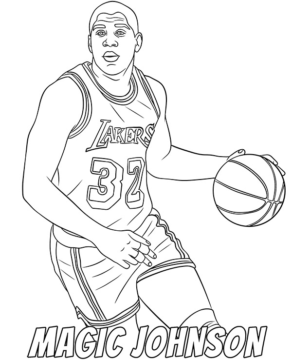 Dibujos para colorear e imprimir Famous Athletes