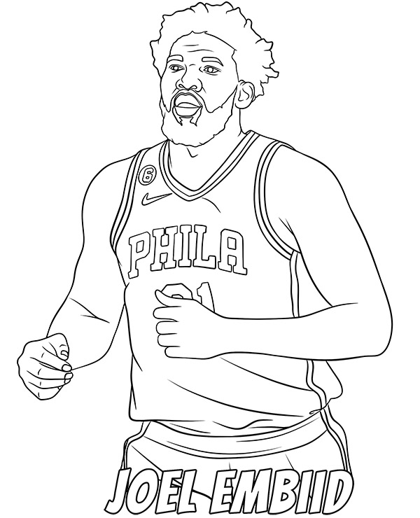 Dibujos para colorear e imprimir Famous Athletes