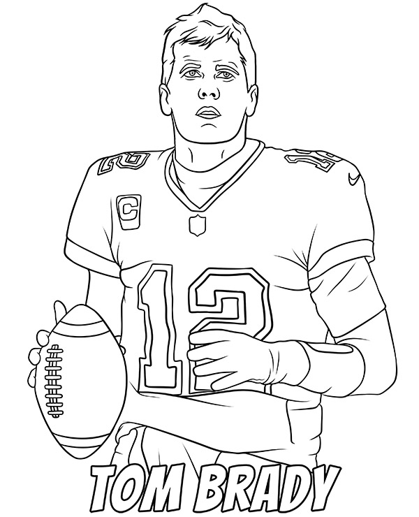 Dibujos para colorear e imprimir Famous Athletes