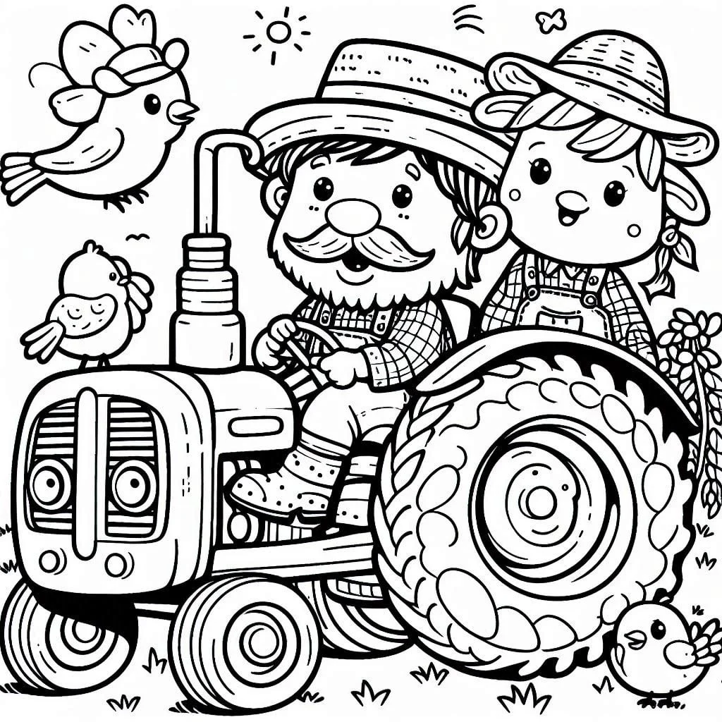 Dibujos para colorear e imprimir Farmer