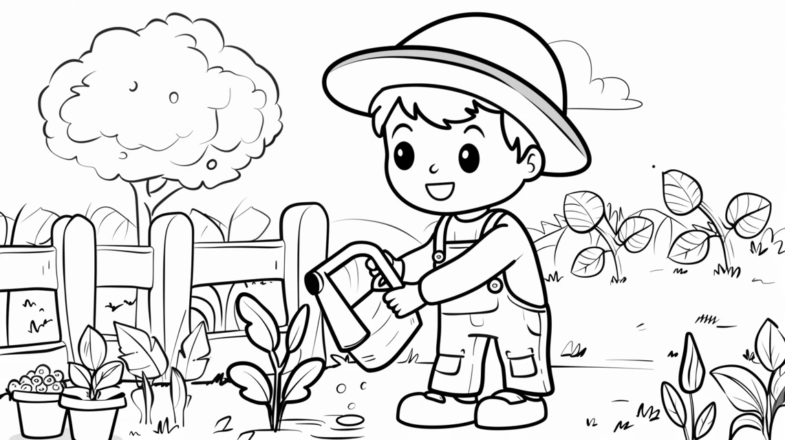 Dibujos para colorear e imprimir Farmer