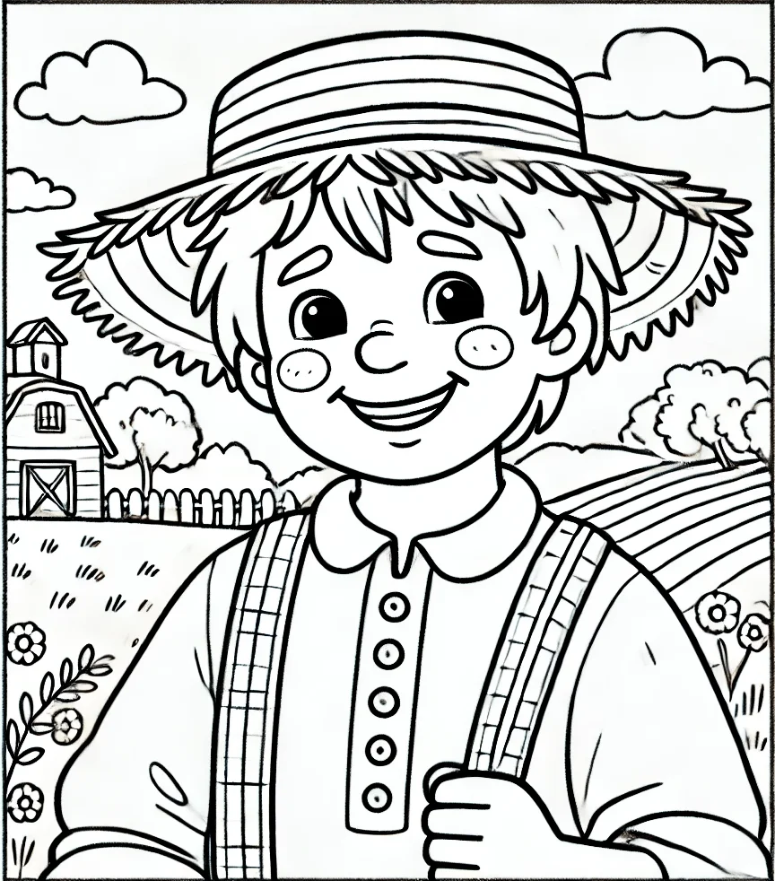 Dibujos para colorear e imprimir Farmer